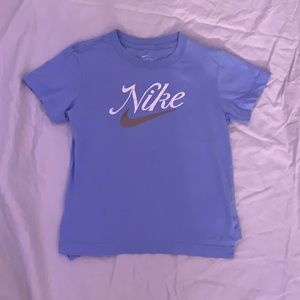This is a cute blue Nike tee for girls